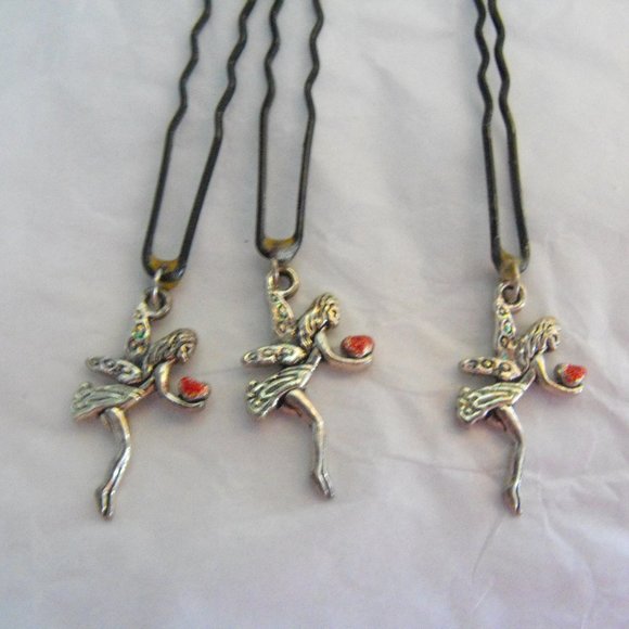 Vintage Bridal Hairpins Fairy - Picture 2 of 4